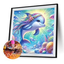 Load image into Gallery viewer, Diamond Painting - Full Round - Dolphin (40*40CM)