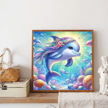 Load image into Gallery viewer, Diamond Painting - Full Round - Dolphin (40*40CM)
