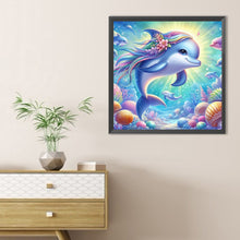 Load image into Gallery viewer, Diamond Painting - Full Round - Dolphin (40*40CM)
