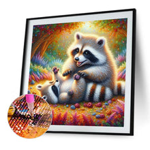 Load image into Gallery viewer, Diamond Painting - Full Round - Raccoon (40*40CM)