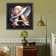 Load image into Gallery viewer, Diamond Painting - Full Round - Letter A (40*40CM)