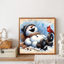 Load image into Gallery viewer, Diamond Painting - Full Round - Snowman (40*40CM)