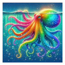 Load image into Gallery viewer, Diamond Painting - Full Round - Colorful Octopus (40*40CM)
