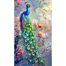 Load image into Gallery viewer, Diamond Painting - Full Round - Peacock (40*70CM)