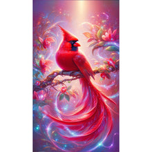 Load image into Gallery viewer, Diamond Painting - Full Round - Red Cardinal (40*70CM)