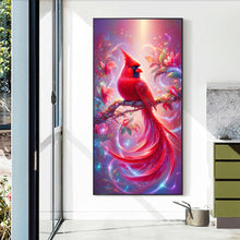 Load image into Gallery viewer, Diamond Painting - Full Round - Red Cardinal (40*70CM)