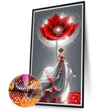 Load image into Gallery viewer, Diamond Painting - Full Round - Flower Lady (40*70CM)