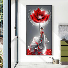 Load image into Gallery viewer, Diamond Painting - Full Round - Flower Lady (40*70CM)