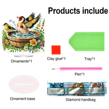 Load image into Gallery viewer, Acrylic Special Shape Water Basin Bird 5D DIY Diamond Painting Tabletop Decor