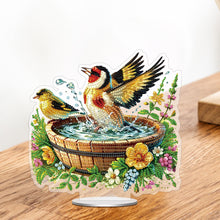 Load image into Gallery viewer, Acrylic Special Shape Water Basin Bird 5D DIY Diamond Painting Tabletop Decor
