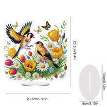 Load image into Gallery viewer, Acrylic Special Shape Flower Bird 5D DIY Diamond Painting Tabletop Decorations