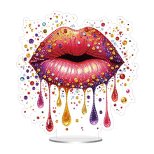 Load image into Gallery viewer, Acrylic Special Shape Lip 5D DIY Diamond Painting Tabletop Decorations