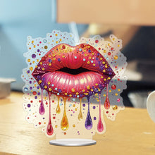Load image into Gallery viewer, Acrylic Special Shape Lip 5D DIY Diamond Painting Tabletop Decorations