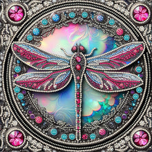 Load image into Gallery viewer, Diamond Painting - Partial Special Shaped - Dragonfly (30*30cm)