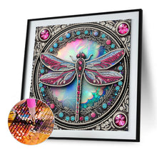 Load image into Gallery viewer, Diamond Painting - Partial Special Shaped - Dragonfly (30*30cm)