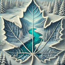 Load image into Gallery viewer, Diamond Painting - Full Round - Snow Maple Leaf (40*40CM)