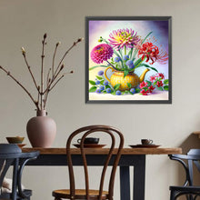 Load image into Gallery viewer, Diamond Painting - Full Round - Five Kinds Of Flowers (40*40CM)