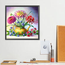 Load image into Gallery viewer, Diamond Painting - Full Round - Five Kinds Of Flowers (40*40CM)