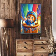 Load image into Gallery viewer, Diamond Painting - Full Round - Hot Air Balloon Orange Cat (40*60CM)