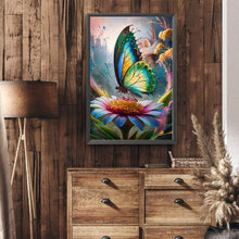 Load image into Gallery viewer, Diamond Painting - Full Round - Flower Butterfly (40*60CM)