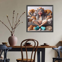 Load image into Gallery viewer, Diamond Painting - Full Round - Cute Old Lady (40*40CM)