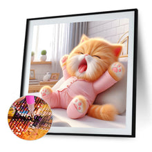 Load image into Gallery viewer, Diamond Painting - Full Round - Cute Cat (30*30CM)