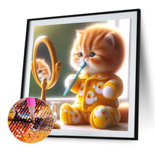 Load image into Gallery viewer, Diamond Painting - Full Round - Cute Cat (30*30CM)