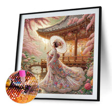 Load image into Gallery viewer, Diamond Painting - Full Round - Japanese Geisha Beauty (40*40CM)