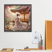 Load image into Gallery viewer, Diamond Painting - Full Round - Japanese Geisha Beauty (40*40CM)