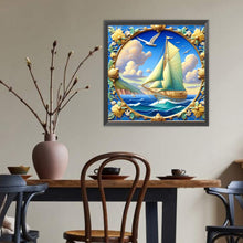Load image into Gallery viewer, Diamond Painting - Full Round - Sailboat Sailing Diary (40*40CM)