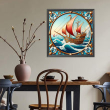 Load image into Gallery viewer, Diamond Painting - Full Round - Sailboat Sailing Diary (40*40CM)