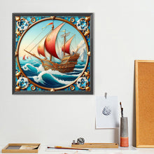 Load image into Gallery viewer, Diamond Painting - Full Round - Sailboat Sailing Diary (40*40CM)
