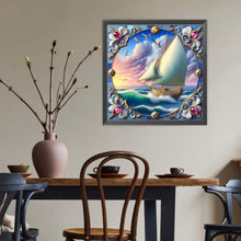 Load image into Gallery viewer, Diamond Painting - Full Round - Sailboat Sailing Diary (40*40CM)