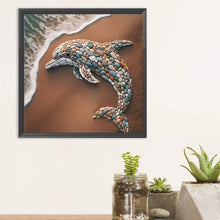 Load image into Gallery viewer, Diamond Painting - Full Round - Stone Art Dolphin (30*30CM)
