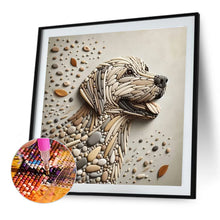 Load image into Gallery viewer, Diamond Painting - Full Round - Stone Art Puppy (30*30CM)