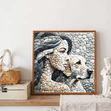 Load image into Gallery viewer, Diamond Painting - Full Round - Stone Art Woman And Puppy (30*30CM)
