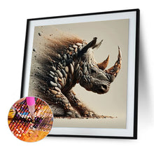 Load image into Gallery viewer, Diamond Painting - Full Round - Stone Art Rhino (30*30CM)