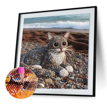 Load image into Gallery viewer, Diamond Painting - Full Round - Stone Art Kitten (30*30CM)