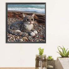 Load image into Gallery viewer, Diamond Painting - Full Round - Stone Art Kitten (30*30CM)