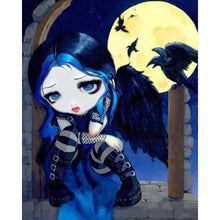 Load image into Gallery viewer, Diamond Painting - Full Square - Crow Girl (40*50CM)