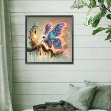 Load image into Gallery viewer, Diamond Painting - Full Round - Moth Beside The Lamp (30*30CM)