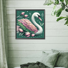 Load image into Gallery viewer, Diamond Painting - Full Round - Orchid Swan (30*30CM)