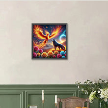 Load image into Gallery viewer, Diamond Painting - Full Round - Phoenix And Wolf (40*40CM)