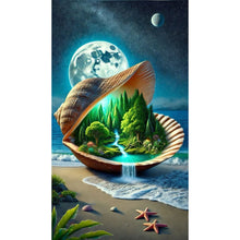 Load image into Gallery viewer, Diamond Painting - Full Round - Shell Forest Under The Moon (40*70CM)