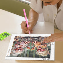 Load image into Gallery viewer, Diamond Painting - Partial Special Shaped - Funny Old Lady (30*30cm)