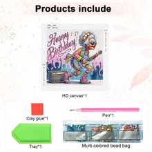 Load image into Gallery viewer, Diamond Painting - Partial Special Shaped - Funny Old Lady (30*30cm)