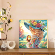 Load image into Gallery viewer, Diamond Painting - Partial Special Shaped - Elegant Woman (30*30cm)
