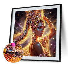 Load image into Gallery viewer, Diamond Painting - Partial Special Shaped - Elegant Woman (30*30cm)