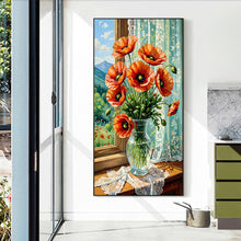 Load image into Gallery viewer, Diamond Painting - Full Round - Poppy Flowers (40*70cm)