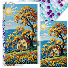 Load image into Gallery viewer, Diamond Painting - Full Round - Hillside House (40*70cm)
